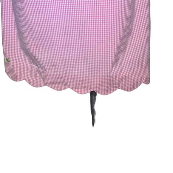 Lilly Pulitzer White Label pink gingham skirt. Size 6 - Picture 4 of 13
